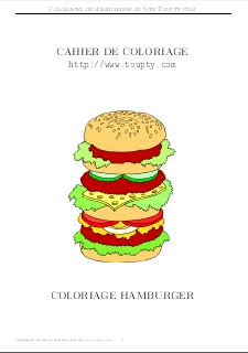 hamburger album de coloriage deux - pdf