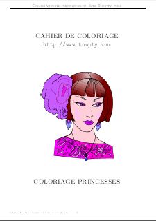 coloriage princesse