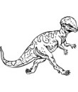 dinosaure pachycephalosaure grosse tete