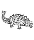 dinosaure ankylosaure herbivore