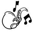 saxophone instrument note