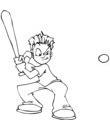 garon joue jeu baseball