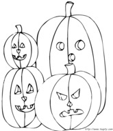 coloriage d'halloween