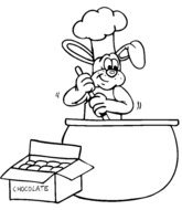 coloriage pâques