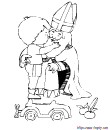 coloriage saint nicolas