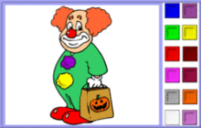 coloriage en ligne 6 clown