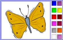 coloriage en ligne 5 papillon