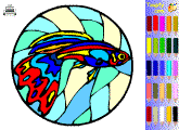 coloriage en ligne 6 poisson2