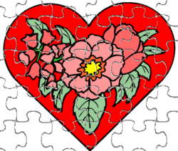 puzzle saint valentin