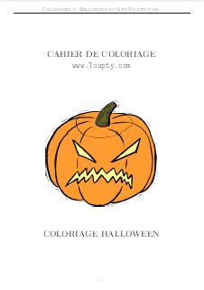 Cahier de coloriage d\'Halloween