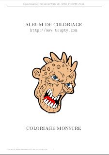 coloriage Monstres
