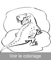 coloriage animal prehistorique dessin animé