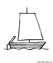 barque avec voile
