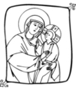Jésus Christ et la vierge Marie