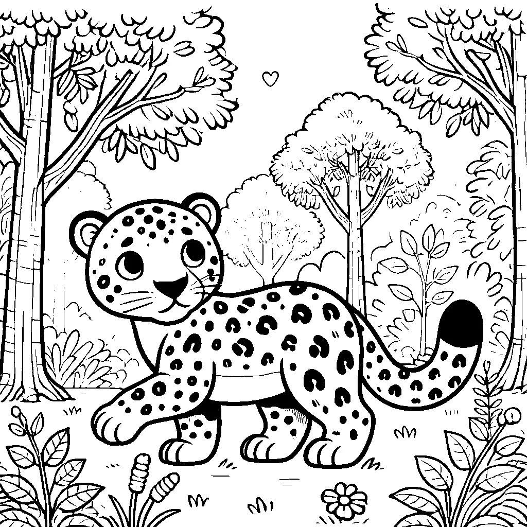 coloriage-jaguar Page 13