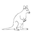 kangourou coloriage pour imprimer