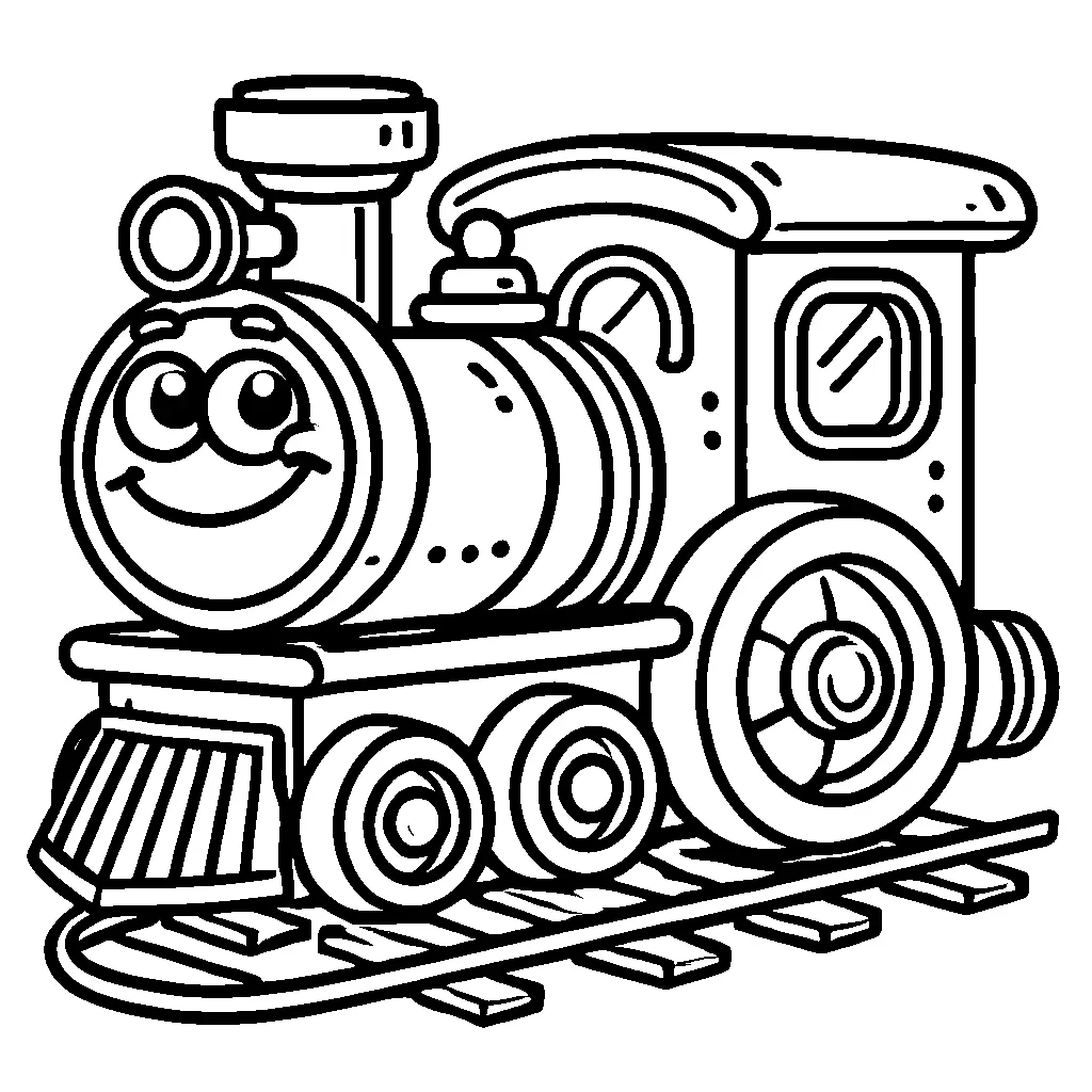 coloriage-locomotive Page 14