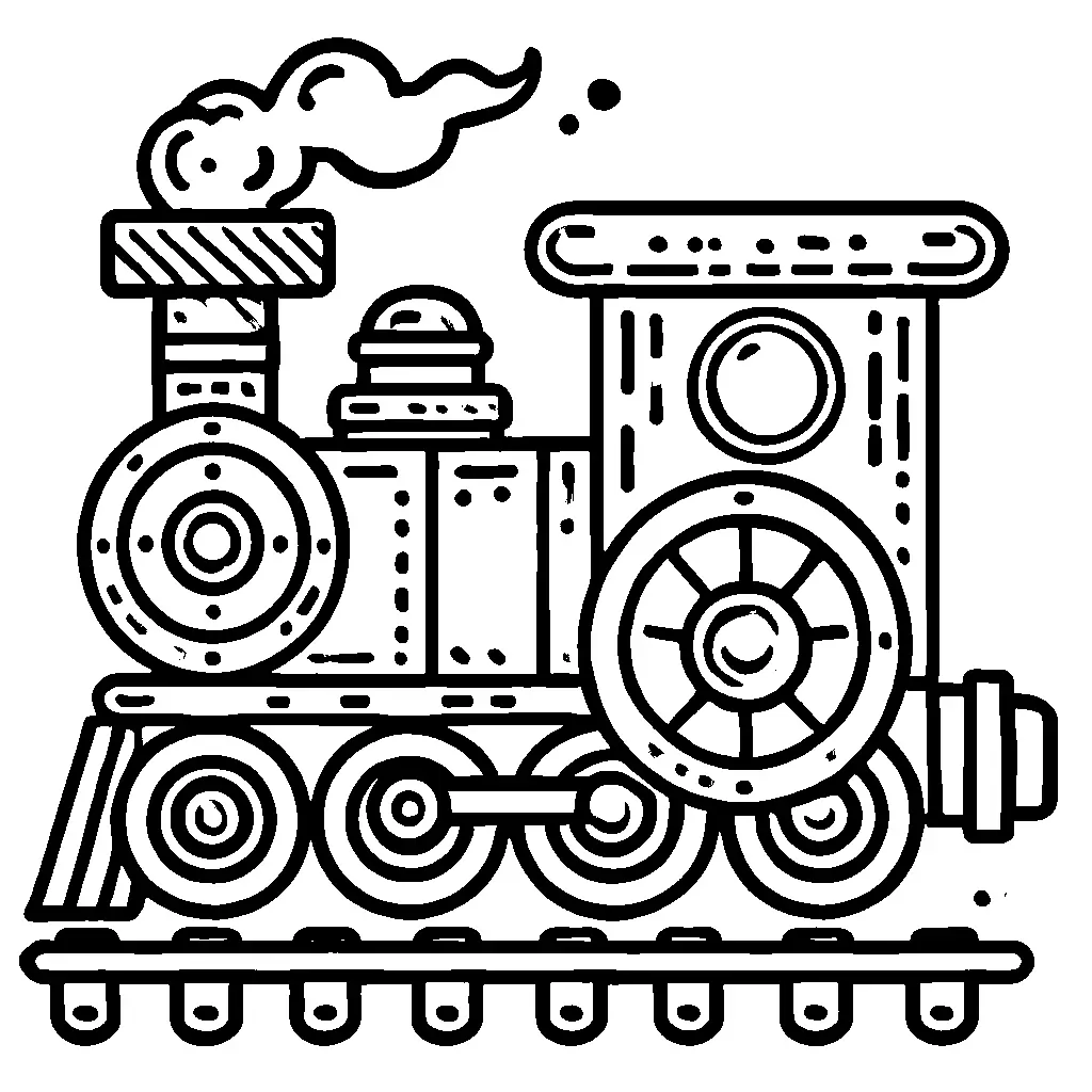 coloriage-locomotive Page 6