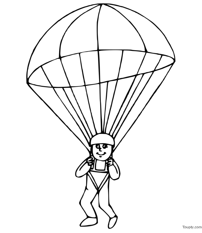 coloriage-parachutiste Page 14