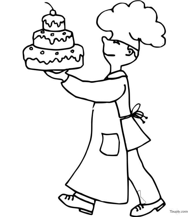 coloriage-patissier Page 2