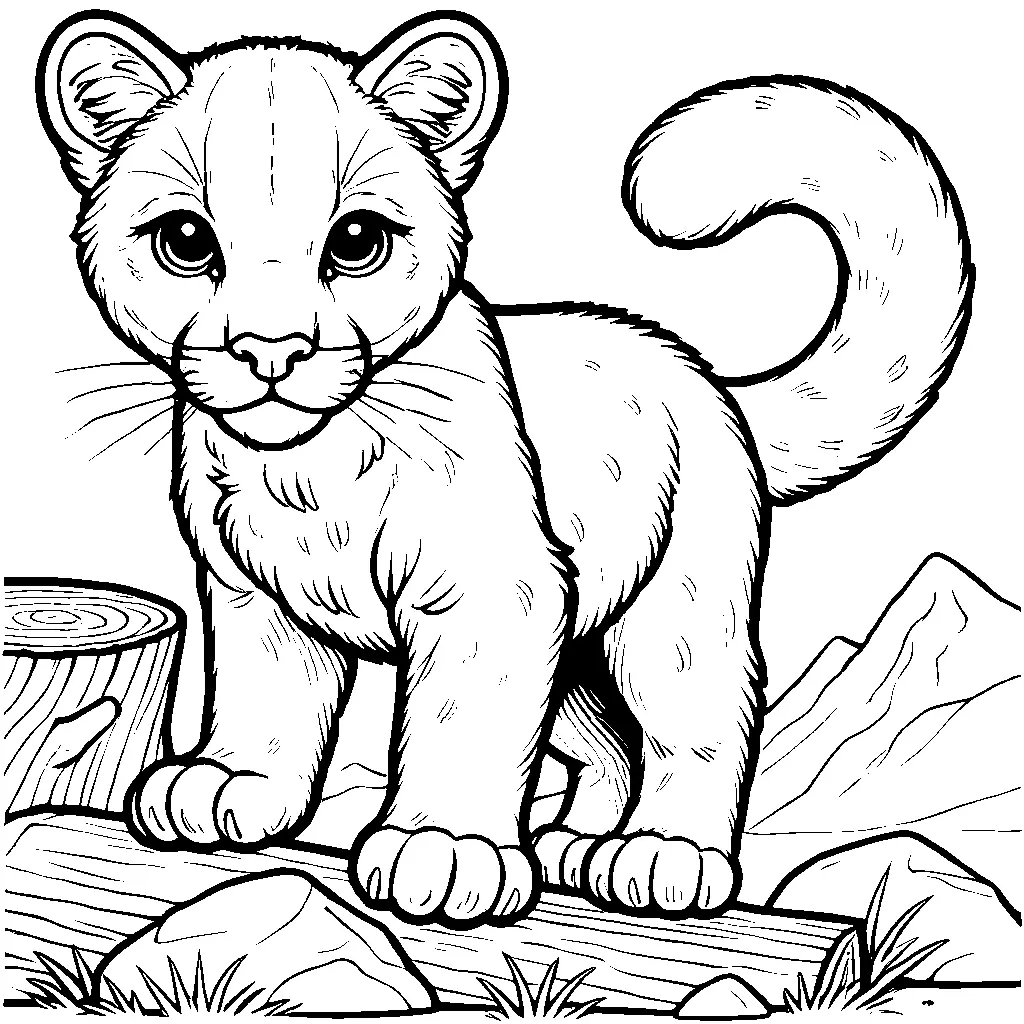 coloriage-puma Page 17