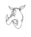 dessin a imprimer rhinoceros