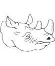 rhinoceros a imprimer gratuitement