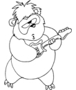 l ours guitariste
