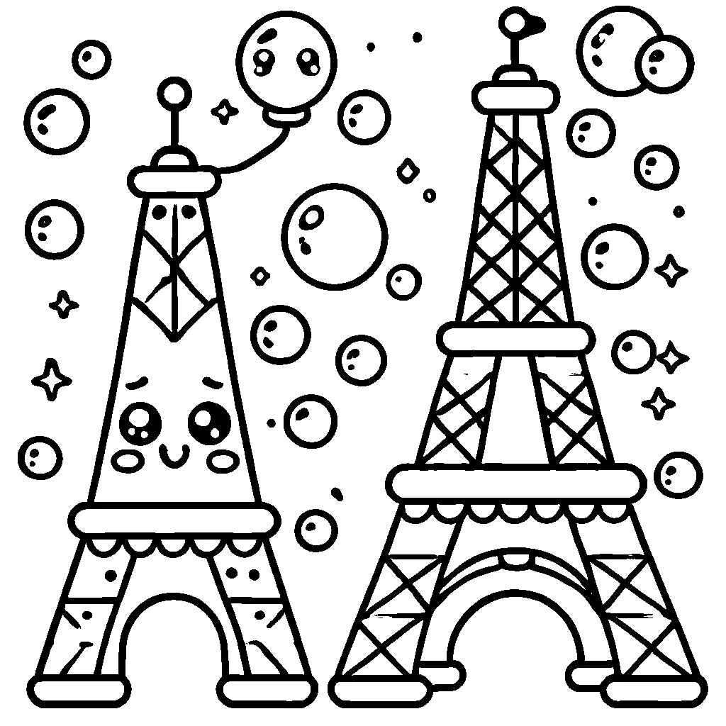 coloriage-tour-eiffel Page 16