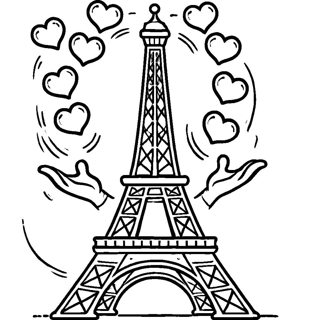 coloriage-tour-eiffel Page 20