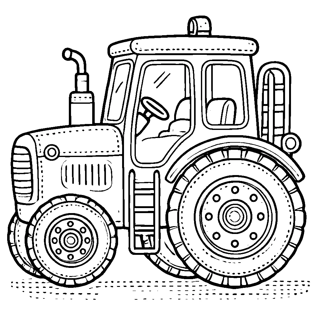 coloriage-tracteur Page 19