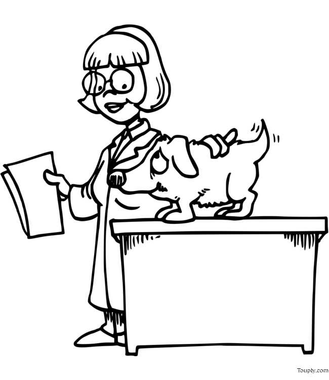 coloriage-veterinaire Page 1