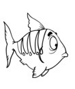 coloriage dessin poisson