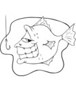coloriage dessin poisson