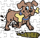 puzzle de chien