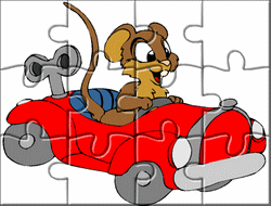 puzzle de la souris noel