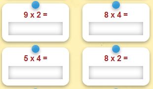 Jeux - Les tables de multiplication de 2 à 9  Tables de multiplication jeu,  Jeu multiplication, Jeux maths ce1
